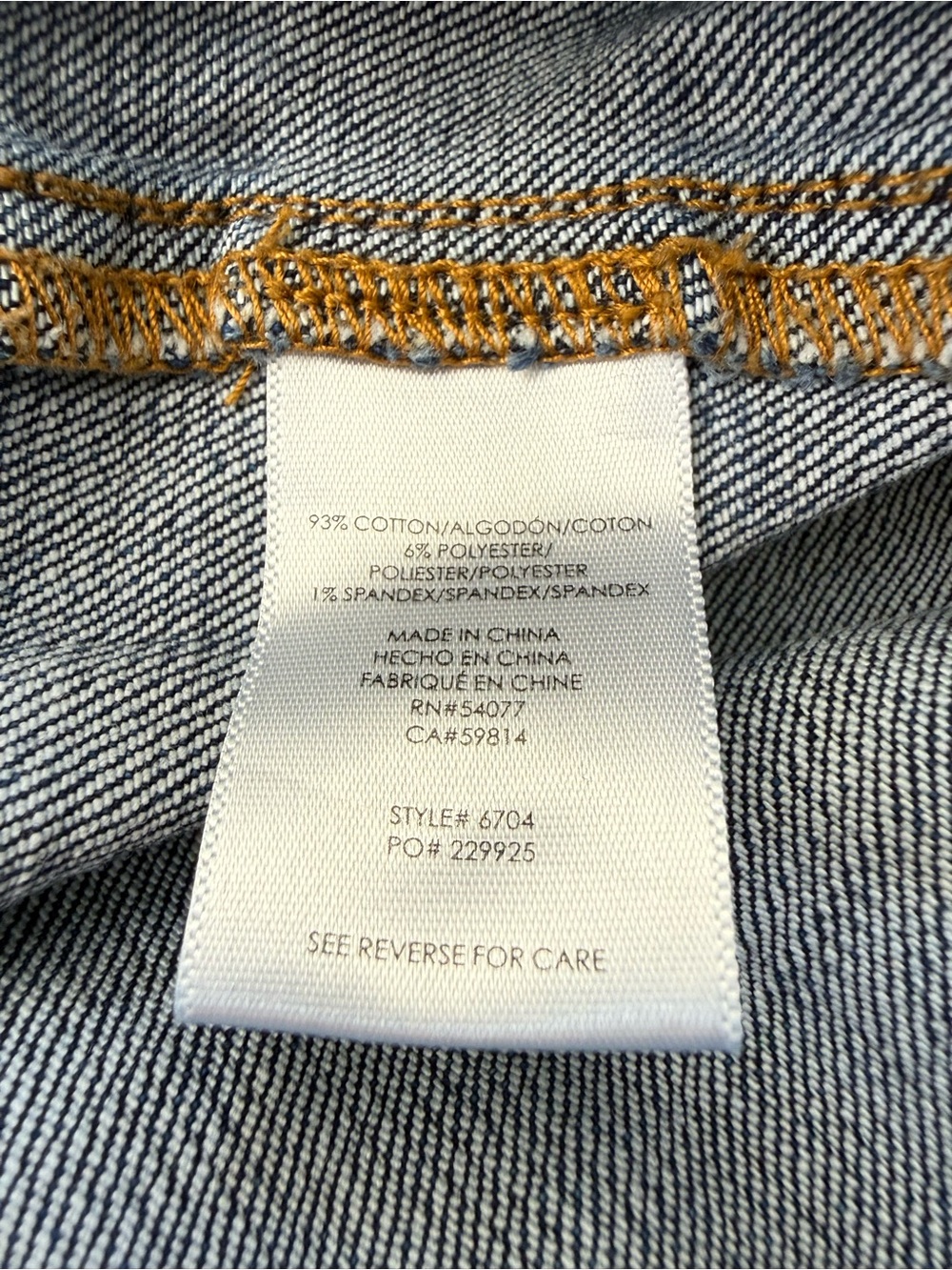Cabi Carmel Crop Jeans #6704 High Rise Wide Leg Denim [4] - Picture 3 of 3